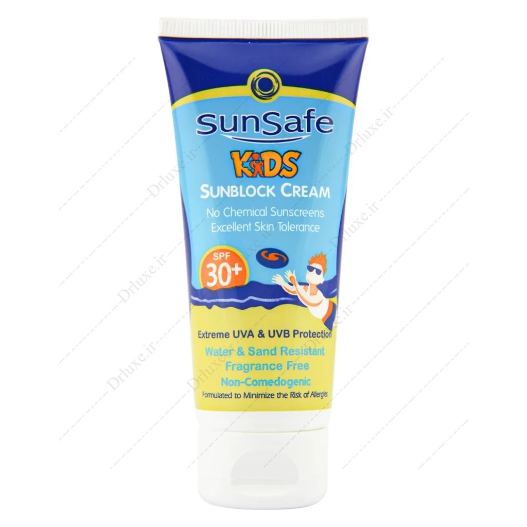 کرم ضد آفتاب SPF30 کودکان سان سیف 50 میلی لیتر